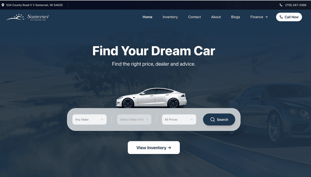 Dealership Website